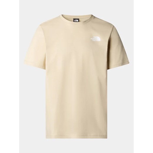 The North Face T-Shirt Redbox NF0A87NP Beżowy Regular Fit The North Face XL MODIVO