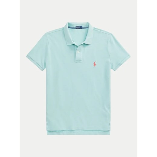 Bluzka damska Polo Ralph Lauren z krótkim rękawem niebieska
