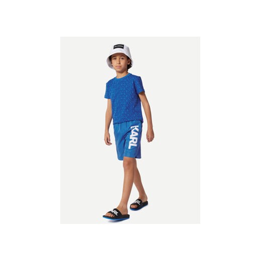Karl Lagerfeld Kids T-Shirt Z30036 S Niebieski Regular Fit ze sklepu MODIVO w kategorii T-shirty chłopięce - zdjęcie 170918150