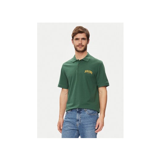 Jack&Jones Polo Josh 12247387 Zielony Standard Fit ze sklepu MODIVO w kategorii T-shirty męskie - zdjęcie 170918272
