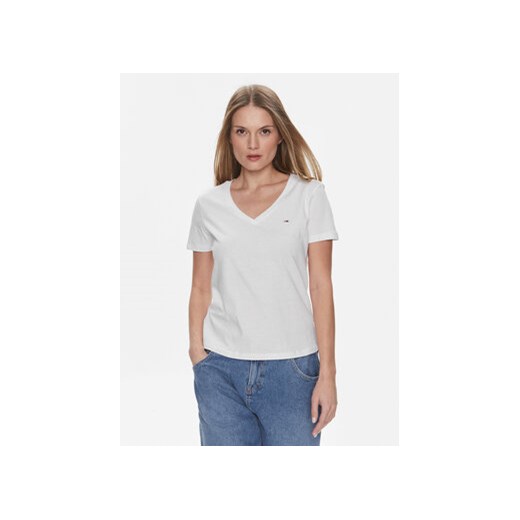 Tommy Jeans Komplet 2 t-shirtów DW0DW11458 Kolorowy Regular Fit ze sklepu MODIVO w kategorii Bluzki damskie - zdjęcie 170918371