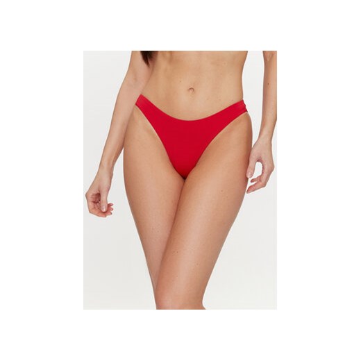 Tommy Hilfiger Dół od bikini UW0UW05304 Czerwony ze sklepu MODIVO w kategorii Stroje kąpielowe - zdjęcie 170918372