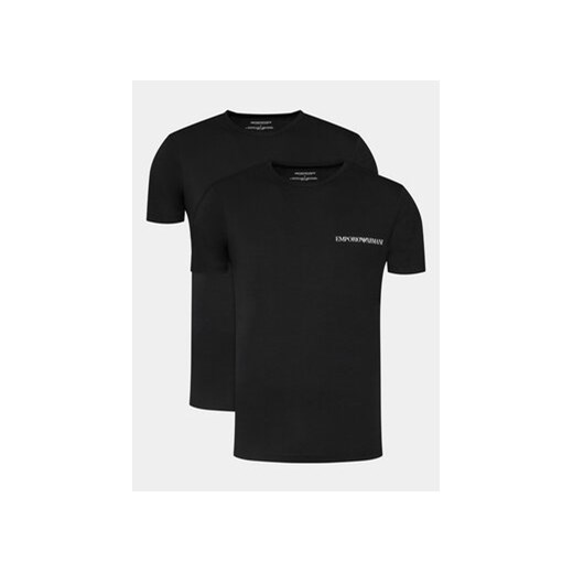 Emporio Armani Underwear Komplet 2 t-shirtów 111267 4R717 07320 Czarny Regular Fit ze sklepu MODIVO w kategorii T-shirty męskie - zdjęcie 170918382