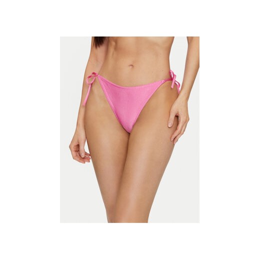 Calvin Klein Swimwear Dół od bikini KW0KW02390 Różowy ze sklepu MODIVO w kategorii Stroje kąpielowe - zdjęcie 170918461