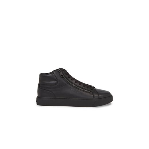 Calvin Klein Sneakersy High Top Lace Up W/Zip Rubb HM0HM01269 Czarny ze sklepu MODIVO w kategorii Trampki męskie - zdjęcie 170918483