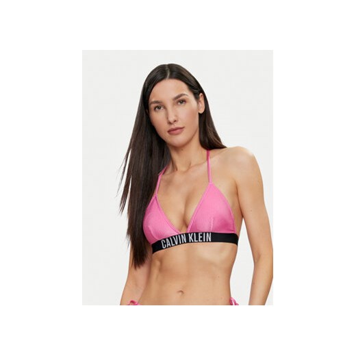 Calvin Klein Swimwear Góra od bikini KW0KW02387 Różowy ze sklepu MODIVO w kategorii Stroje kąpielowe - zdjęcie 170918790
