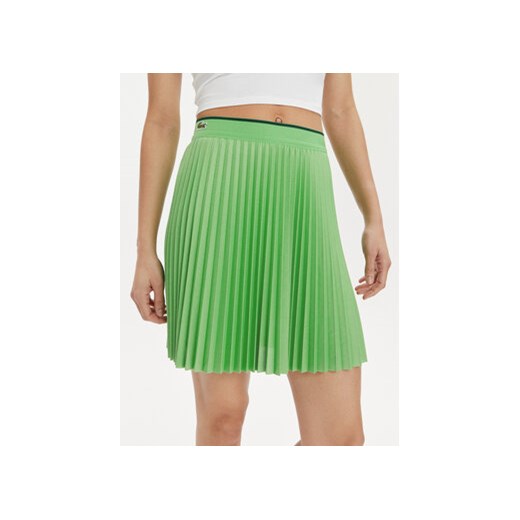 Lacoste Spódnica plisowana JF2701 Zielony Regular Fit ze sklepu MODIVO w kategorii Spódnice - zdjęcie 170918832