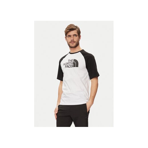 The North Face T-Shirt Easy NF0A87N7 Biały Regular Fit ze sklepu MODIVO w kategorii T-shirty męskie - zdjęcie 170918881