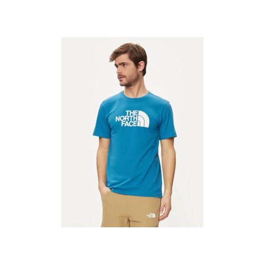 The North Face T-Shirt Easy NF0A87N5 Niebieski Regular Fit ze sklepu MODIVO w kategorii T-shirty męskie - zdjęcie 170918894