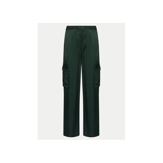 Edited Spodnie materiałowe Malena EDT6095001000004 Zielony Relaxed Fit ze sklepu MODIVO w kategorii Spodnie damskie - zdjęcie 170919123
