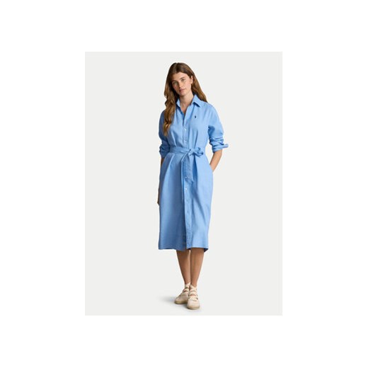 Polo Ralph Lauren Sukienka koszulowa 211943992002 Niebieski Regular Fit ze sklepu MODIVO w kategorii Sukienki - zdjęcie 170919132