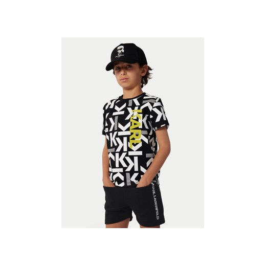 Karl Lagerfeld Kids Szorty sportowe Z30025 S Czarny Regular Fit ze sklepu MODIVO w kategorii Spodenki chłopięce - zdjęcie 170919140