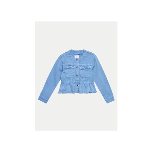 Mayoral Kurtka jeansowa 03473 Niebieski Slim Fit ze sklepu MODIVO w kategorii Kurtki dziewczęce - zdjęcie 170919153