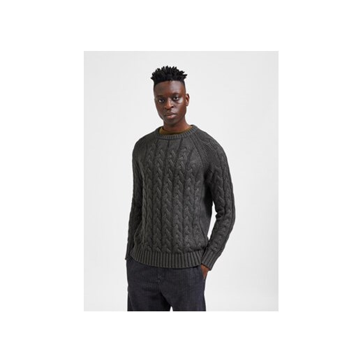 Selected Homme Sweter Bill 16086658 Szary Regular Fit ze sklepu MODIVO w kategorii Swetry męskie - zdjęcie 170919230