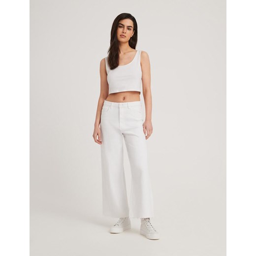 Spodnie FRAJ Biały 34 ze sklepu Diverse w kategorii Jeansy damskie - zdjęcie 170919493