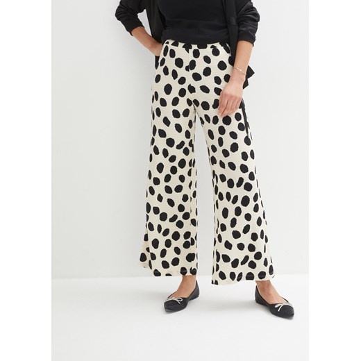 Spodnie z dżerseju ze sklepu bonprix w kategorii Spodnie damskie - zdjęcie 170919632