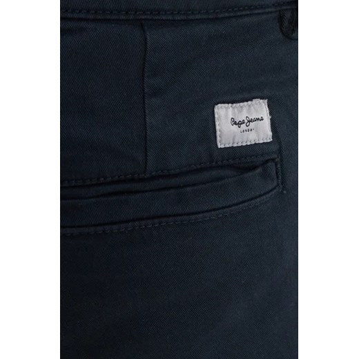 Spodnie męskie czarne Pepe Jeans bawełniane 