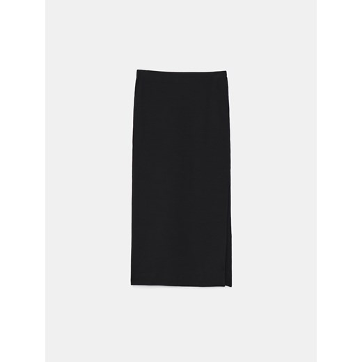 Mohito - Dzianinowa spódnica midi - czarny ze sklepu Mohito w kategorii Spódnice - zdjęcie 170921521