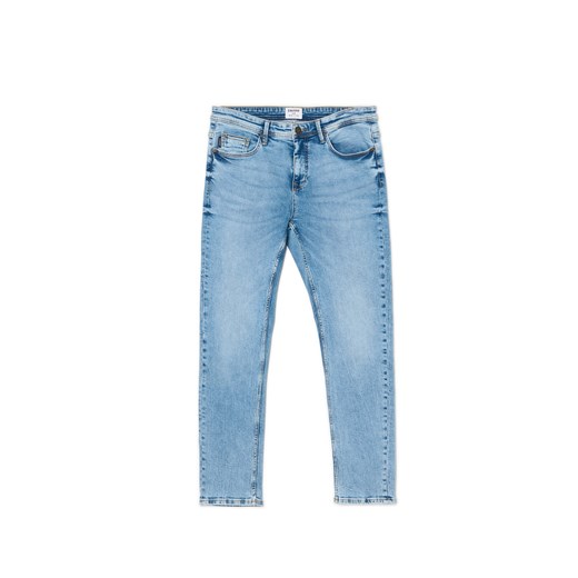 Cropp - Niebieskie jeansy slim - niebieski Cropp 32/32 Cropp