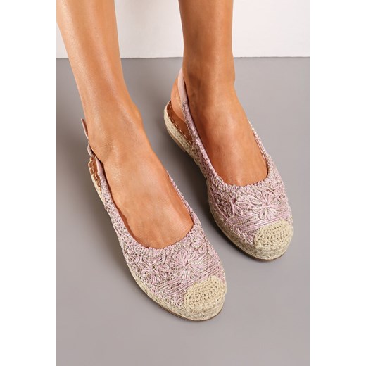 Espadryle damskie Born2be tkaninowe bez zapięcia