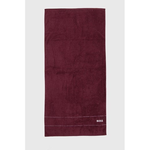 BOSS ręcznik bawełniany Plain Burgundy 70 x 140 cm ze sklepu ANSWEAR.com w kategorii Ręczniki - zdjęcie 170923832
