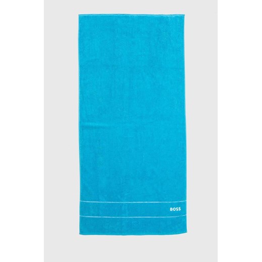 BOSS ręcznik Plain River Blue 70 x 140 cm ze sklepu ANSWEAR.com w kategorii Ręczniki - zdjęcie 170923844