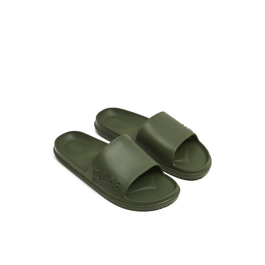Cropp - Zielone klapki z pianki - zielony ze sklepu Cropp w kategorii Klapki męskie - zdjęcie 170925122