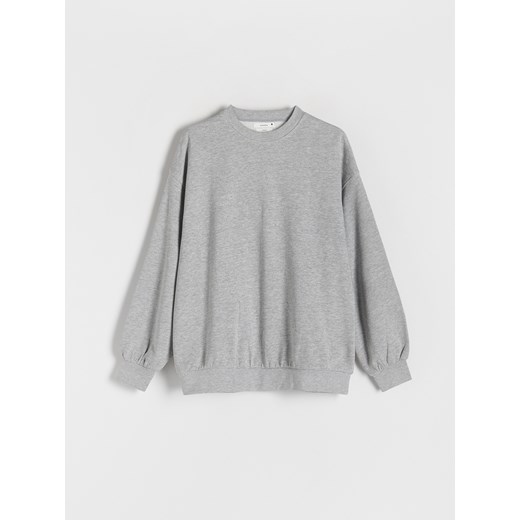 Reserved - Bawełniana bluza - jasnoszary ze sklepu Reserved w kategorii Bluzy ciążowe - zdjęcie 170925620