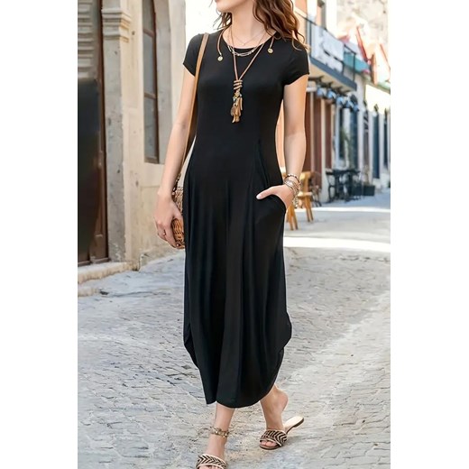 Sukienka DELSENA BLACK ze sklepu Ivet Shop w kategorii Sukienki - zdjęcie 170926843