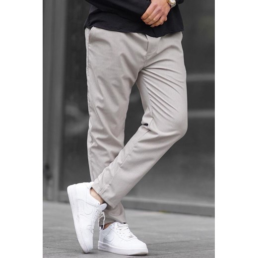 Spodnie REKERDO ECRU ze sklepu Ivet Shop w kategorii Spodnie męskie - zdjęcie 170926850