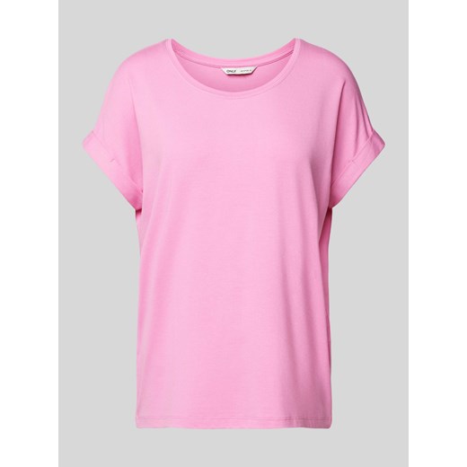 T-shirt z okrągłym dekoltem model ‘MOSTER’ ze sklepu Peek&Cloppenburg  w kategorii Bluzki damskie - zdjęcie 170927102