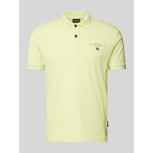 Koszulka polo o kroju regular fit z nadrukiem z logo model ‘elbas’ ze sklepu Peek&Cloppenburg  w kategorii T-shirty męskie - zdjęcie 170927132