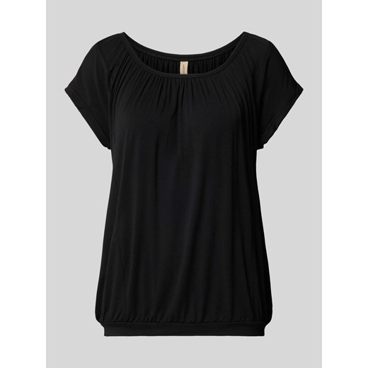 T-shirt z zakładkami model ‘Marica’ ze sklepu Peek&Cloppenburg  w kategorii Bluzki damskie - zdjęcie 170927474