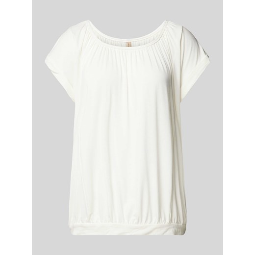 T-shirt z zakładkami model ‘Marica’ ze sklepu Peek&Cloppenburg  w kategorii Bluzki damskie - zdjęcie 170927553