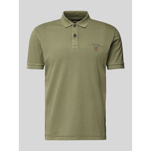 Koszulka polo o kroju regular fit z nadrukiem z logo model ‘elbas’ ze sklepu Peek&Cloppenburg  w kategorii T-shirty męskie - zdjęcie 170927554