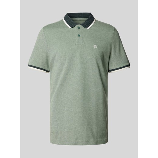 Koszulka polo z detalem z logo model ‘RUBY’ ze sklepu Peek&Cloppenburg  w kategorii T-shirty męskie - zdjęcie 170927684