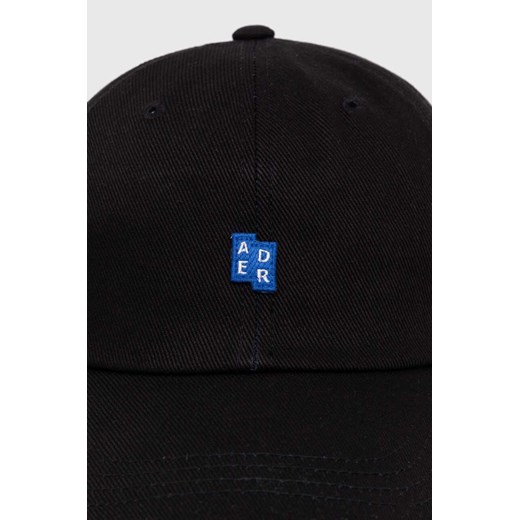 Ader Error czapka z daszkiem bawełniana TRS Tag Cap kolor czarny z aplikacją Ader Error M PRM
