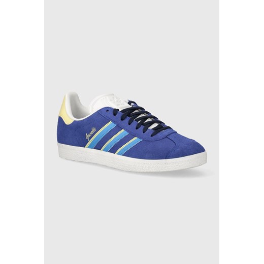 adidas Originals sneakersy zamszowe Gazelle W kolor niebieski IE0439 ze sklepu PRM w kategorii Buty sportowe damskie - zdjęcie 170928042