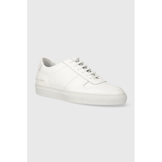 Common Projects sneakersy skórzane Bball Low in Leather kolor biały 2155 ze sklepu PRM w kategorii Buty sportowe męskie - zdjęcie 170928134