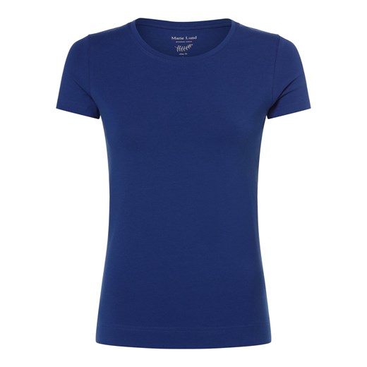 Marie Lund T-shirt damski Kobiety Dżersej błękit królewski jednolity ze sklepu vangraaf w kategorii Bluzki damskie - zdjęcie 170930430