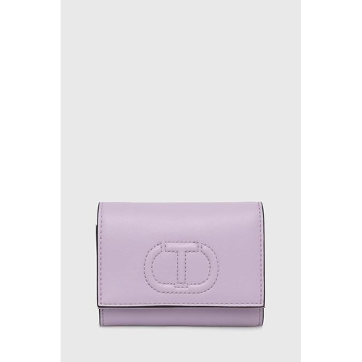 Twinset portfel damski kolor fioletowy ze sklepu ANSWEAR.com w kategorii Portfele damskie - zdjęcie 170931983