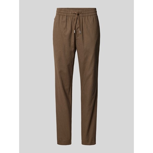 Spodnie z tunelem model ‘barton’ ze sklepu Peek&Cloppenburg  w kategorii Spodnie męskie - zdjęcie 170932202