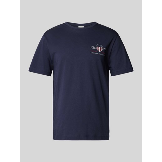 T-shirt z wyhaftowanym logo ze sklepu Peek&Cloppenburg  w kategorii T-shirty męskie - zdjęcie 170932303