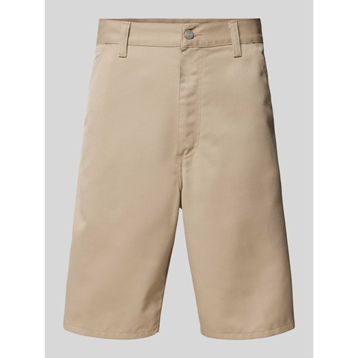 Bermudy z wpuszczanymi kieszeniami model ‘SIMPLE SHORT’ ze sklepu Peek&Cloppenburg  w kategorii Spodenki męskie - zdjęcie 170932382