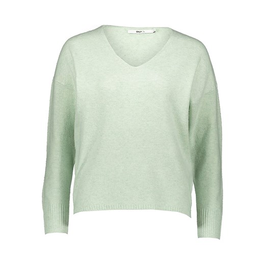 ONLY Sweter w kolorze jasnozielonym XL wyprzedaż Limango Polska