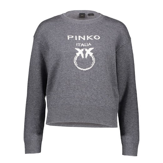 Pinko Wełniany sweter w kolorze szarym Pinko M Limango Polska okazja