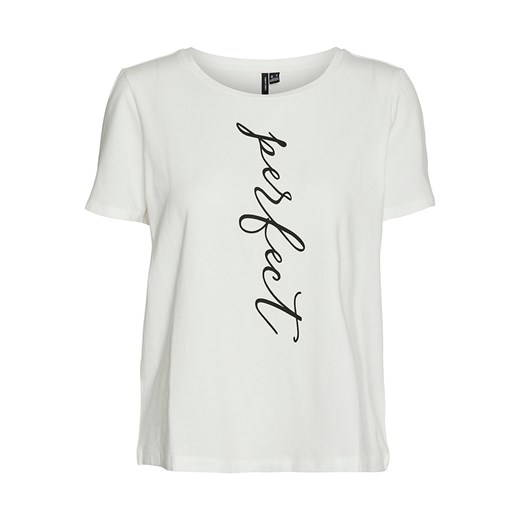Vero Moda Koszulka w kolorze białym ze sklepu Limango Polska w kategorii Bluzki damskie - zdjęcie 170935484