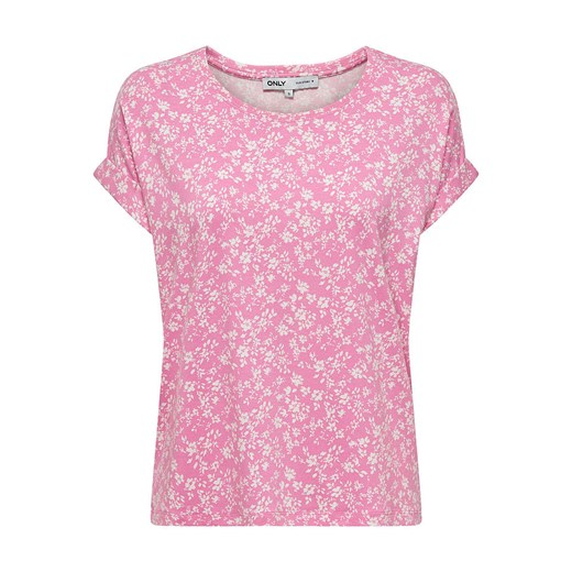 ONLY Koszulka w kolorze różowym ze sklepu Limango Polska w kategorii Bluzki damskie - zdjęcie 170935774