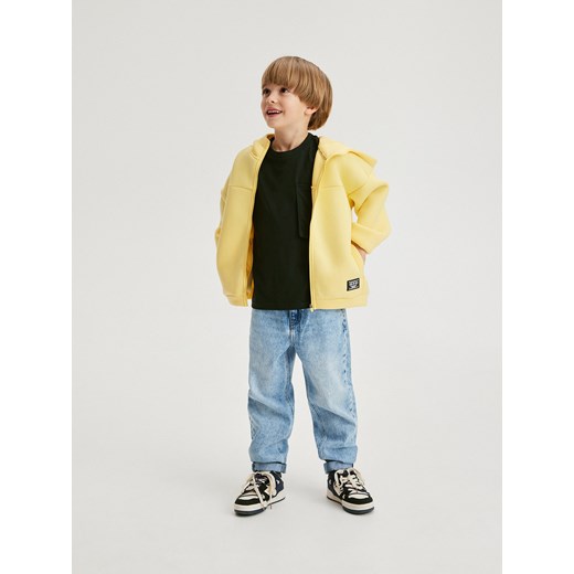 Reserved - Bluza oversize - żółty ze sklepu Reserved w kategorii Bluzy chłopięce - zdjęcie 170937713