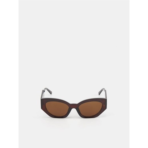Sinsay - Okulary przeciwsłoneczne - brązowy ze sklepu Sinsay w kategorii Okulary przeciwsłoneczne damskie - zdjęcie 170937941